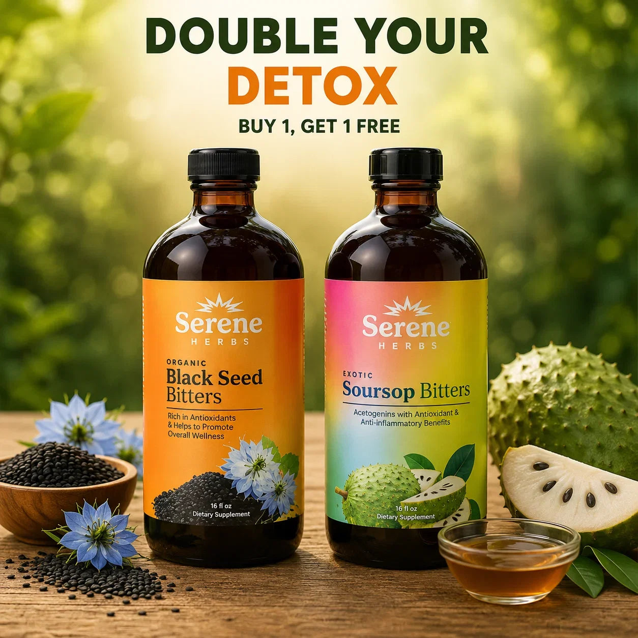 Soursop Bitters & Black Seed Bitters Bundle